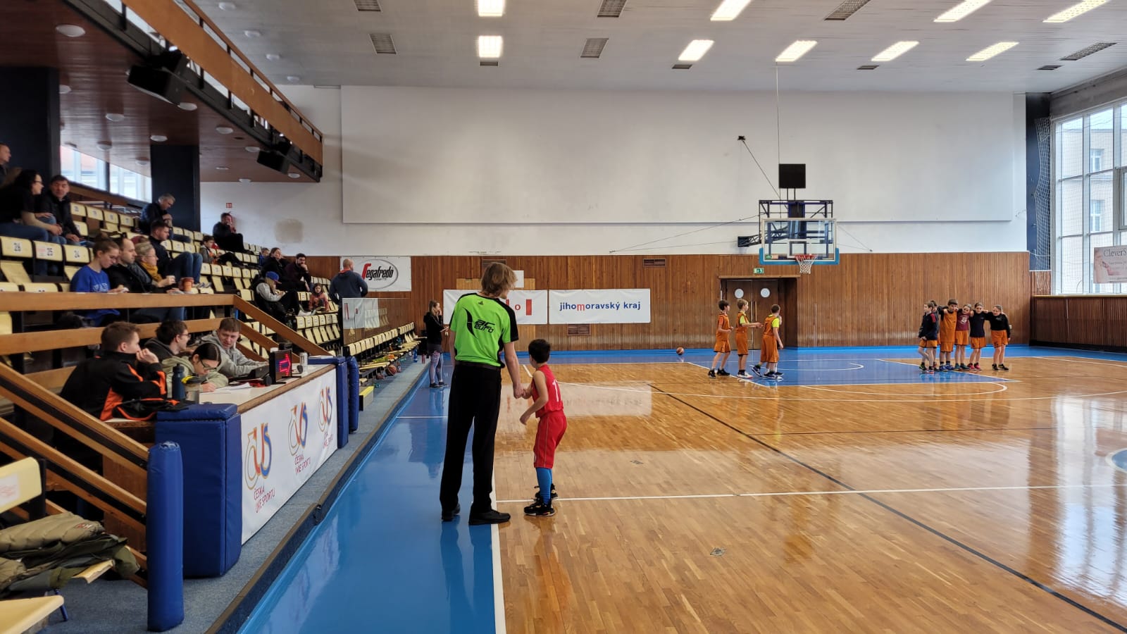230211 Šlapanice, Podolí, Tygři Brno - BK Spartak