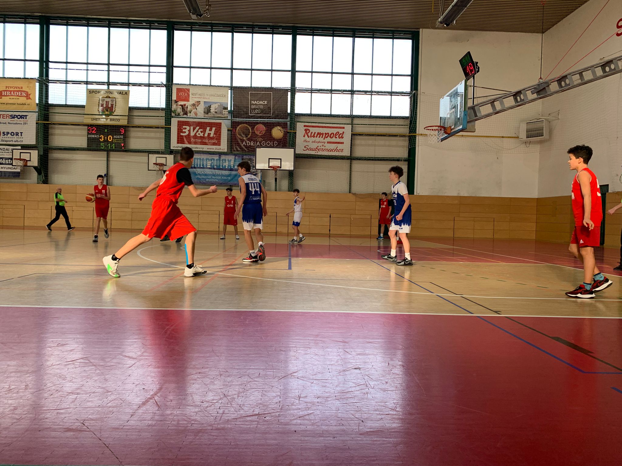 250208 BK Spartak - SK UP BCM Olomouc  B